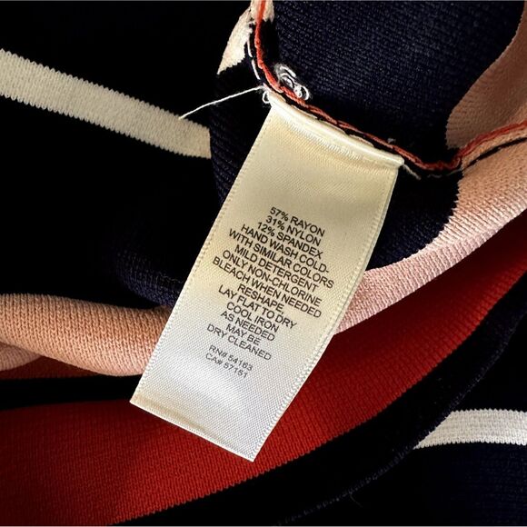 Eliza J Nylon Knit A Line Tank Dress Striped Multicolor S - Picture 9 of 9